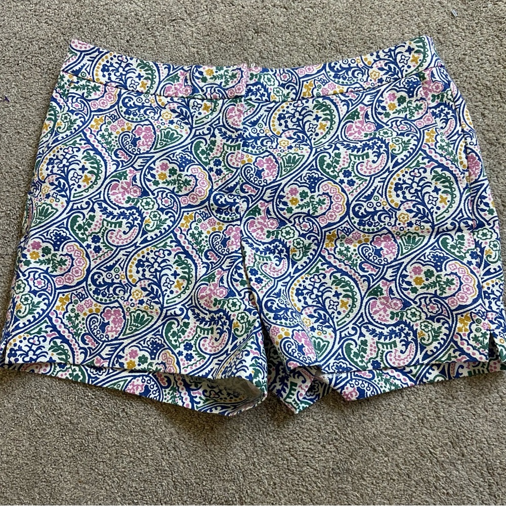 Boden Richmond Shorts Paisley Sz 8 NWOT